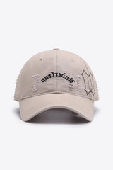 Letter Embroidery Baseball Cap