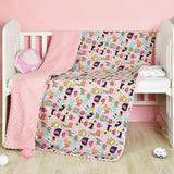 Cotton cartoon baby blanket