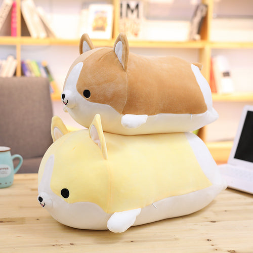 Cute Corgi Dog Plush Toy Stuffed Soft Animal Cartoon Pillow Lovely Christmas Gift for Kids
