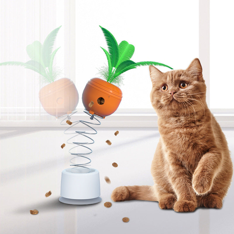 Cat Leaking Food Toy Self-Playing Tumbler Toys - Minihomy