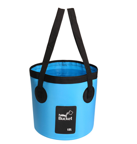 Portable Travel Bag Fishing Bucket Folding Bucket Bag Outdoor Convenient Travel Car Wash Bucket Outdoor Waterproof Bag