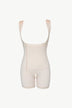 Full Size Zipper Detail Lace Trim Shapewear - Minihomy