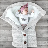 Baby Thickened Plus Velvet Warm Soft Newborn Baby Wrap Blankets Baby Sleeping Bag