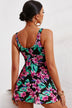 Full Size Twist Front Sleeveless Swim Dress - Minihomy