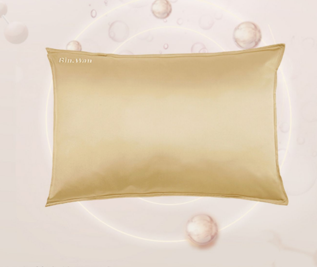 Copper ion beauty pillowcase solid color pillow set