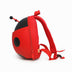 Cartoon ladybug three-dimensional school bag kindergarten - Minihomy