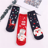 Cute Santa Claus Christmas Socks for Holiday Fun