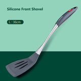 Stainless Steel Silicone Spatula Spoon Non-stick Cookware Set