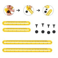 Multifunction Four Folding Measuring Ruler - Minihomy