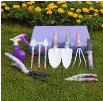 Printed 10-Piece Set Of Affordable Garden Tools Set