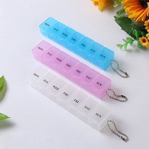 Large-Capacity Compartmentalized Travel Pill Box
