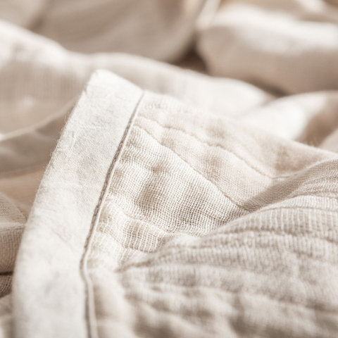 Four-layer color cotton gauze towel quilt cover