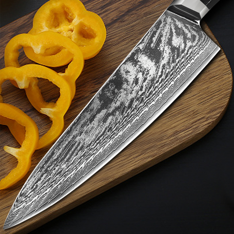 Japanese Damascus Household Chef's Knife