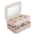 Storage Double-layer PU Jewelry Box