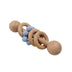 Wooden Rattle With Silicone Teether