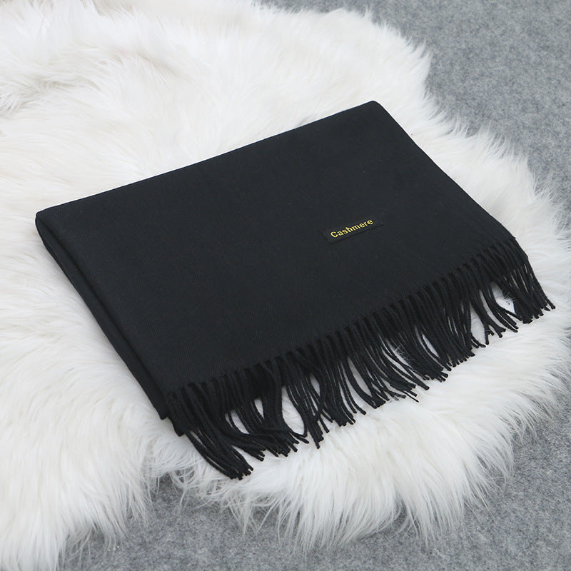 Cashmere Scarf Women Winter Wild Thickening