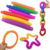 Colorful Plastic Pop Tube Coil Children'S Creative Magical Toy Circle Funny Toys Early Development Educational Folding Toy