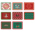 Christmas Leather American Retro Insulated Western Placemat - Minihomy