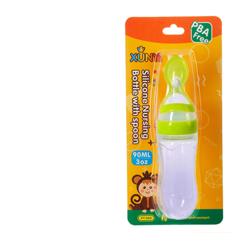 Silicone Training Rice Spoon Infant Cereal Food Supplement Safe Feeder - Minihomy