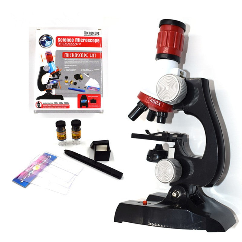 Child Biological Science and Education Microscope