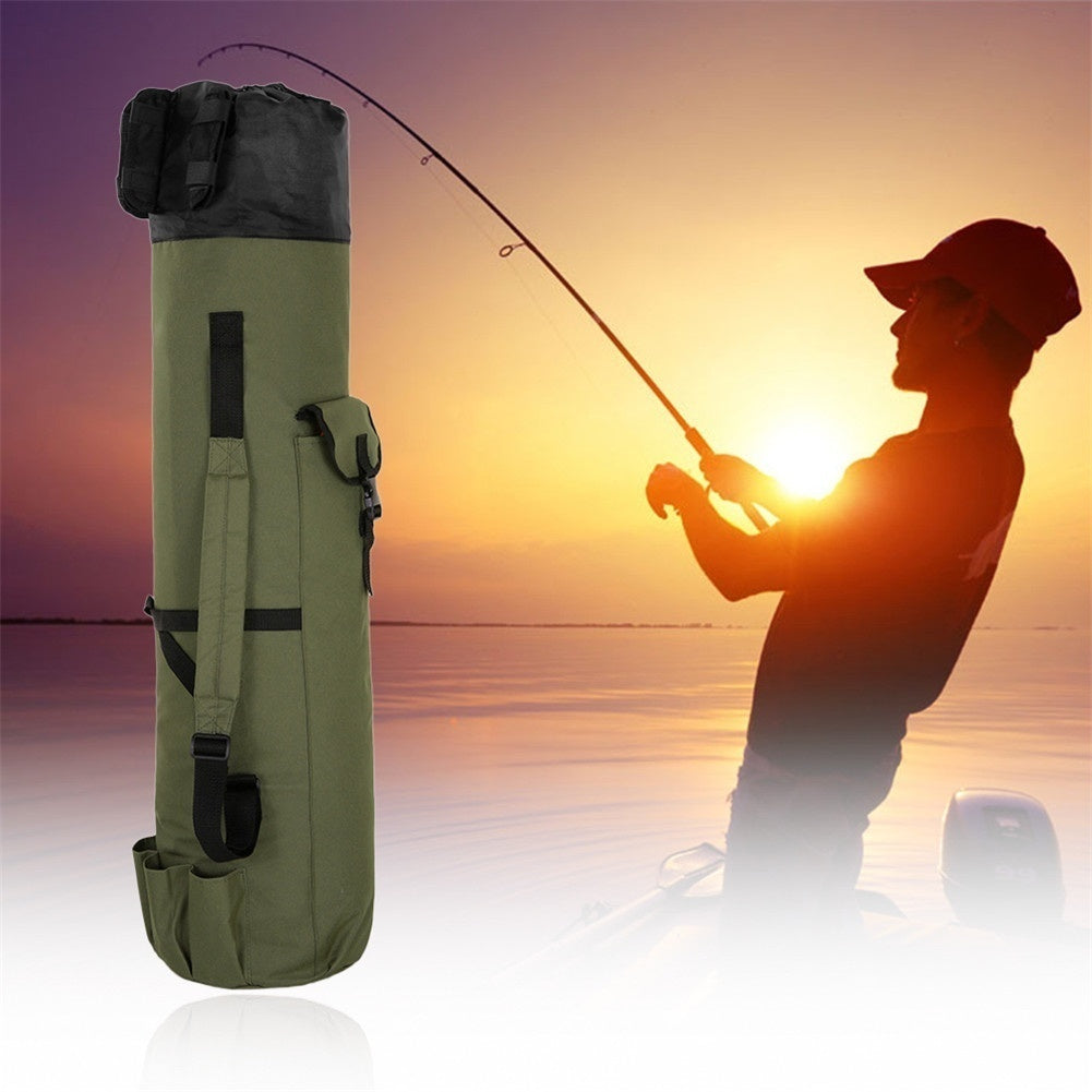 Fishing rod storage fishing rod portable reel bag - Minihomy