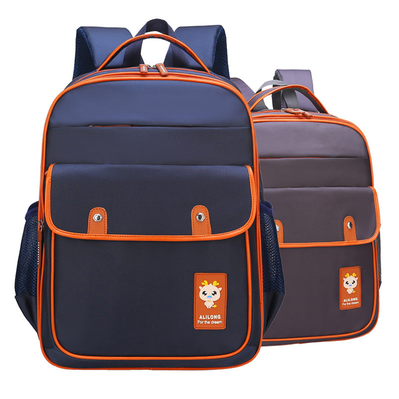 Schoolbag primary school pupils 6-12 years old to customize LOGO class 2-4-6 grade for children's shoulder bag