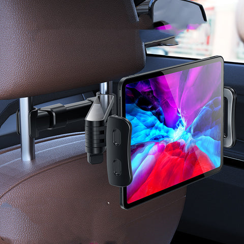Headrest rear seat phone holder