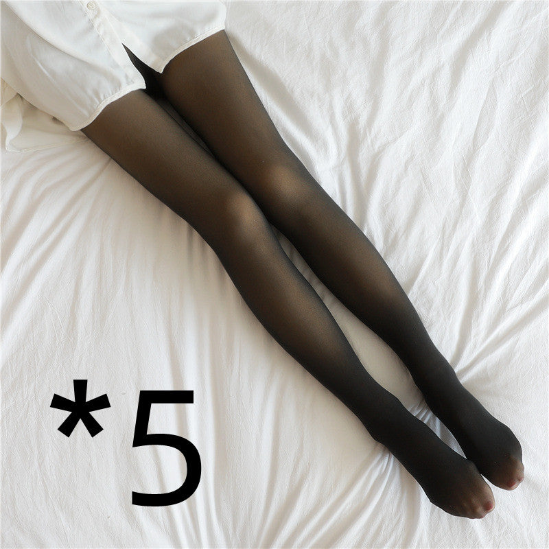 Fleece Lined Pantyhose Thermal Winter Tights