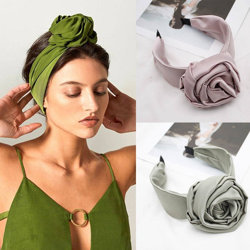 Satin Headband Hairpin Hair Accessories