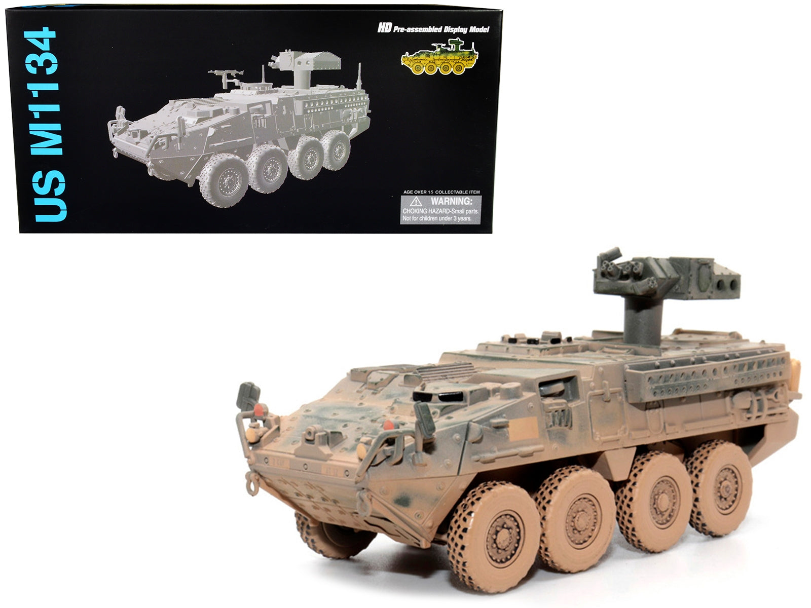 Dragon Models 1/72 Plastic Model: M1134 Stryker ATGM Vehicle Olive Drab (Muddy Version) - "Syria" (2020), NEO Dragon Armor Series - Minihomy