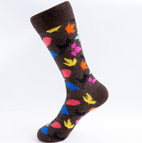 Street skateboarding personality forest series men's socks