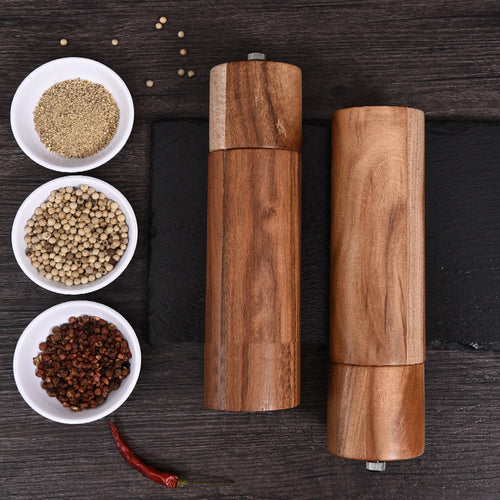 Cylindrical ceramic core manual pepper grinder