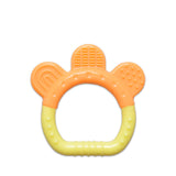 Toddlers Infants Baby Teething Toy Soft Silicone Fruit Teether Holder