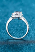 1 Carat Rectangle Moissanite Ring - Minihomy