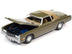 Auto World 1/64 Diecast: 1975 Cadillac Eldorado Tarragon Gold Metallic, Rear Roof Section Sandalwood Tan - Minihomy