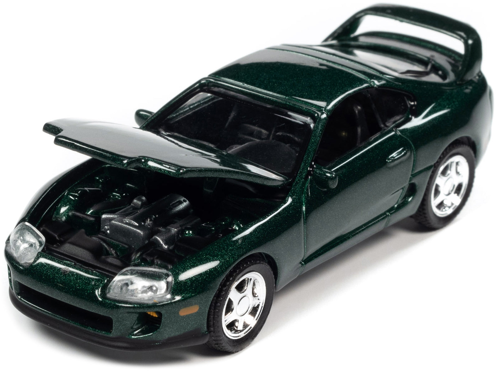 1996 Toyota Supra Deep Jewel Green Metallic "Modern Muscle" Limited Edition 1/64 Diecast Model Car by Auto World - Minihomy