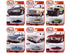 Auto World Premium 2023 Set B of 6 pieces Release 2 1/64 Diecast Model Cars by Auto World - Minihomy