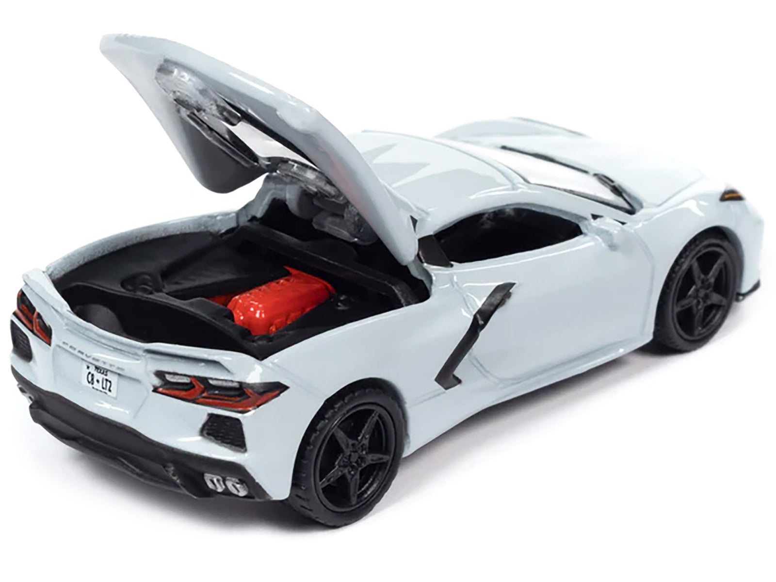 2022 Chevrolet Corvette Ceramic Matrix Gray "Sports Cars" Limited Edition 1/64 Diecast Model Car by Auto World - Minihomy