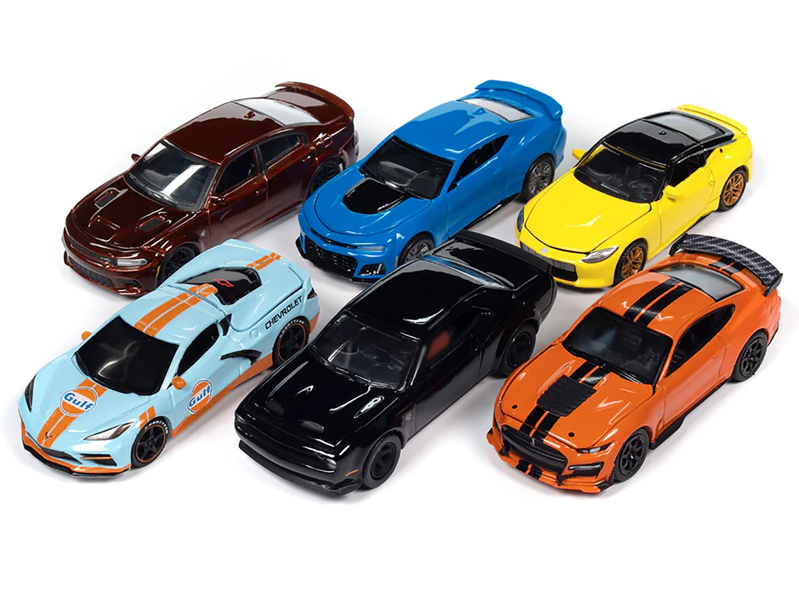 Auto World Premium 2023 Set B of 6 pieces Release 3 1/64 Diecast Model Cars by Auto World - Minihomy