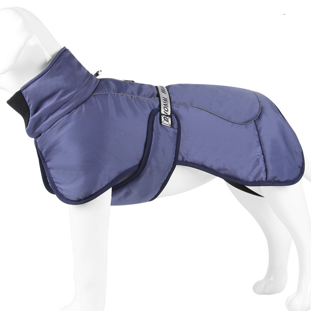 Dog Clothes Cloak Style Thickened And Warm Pet Keeping Warming Clothes With Reflective Warmth Pet Supplies
