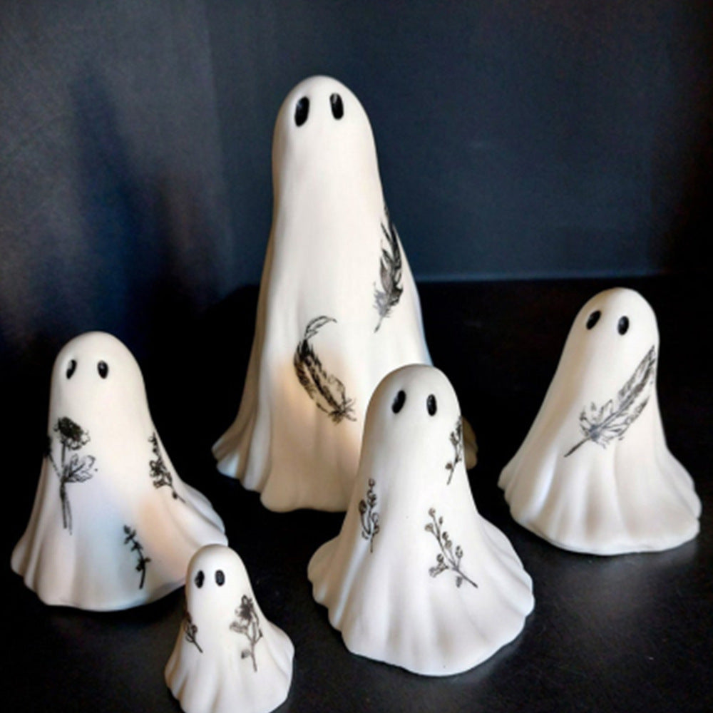 Creative White Ghost Ornament Halloween Decoration