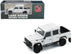 Land Rover Defender 110 Pickup Truck White with Extra Wheels 1/64 Diecast Model Car by BM Creations - Minihomy