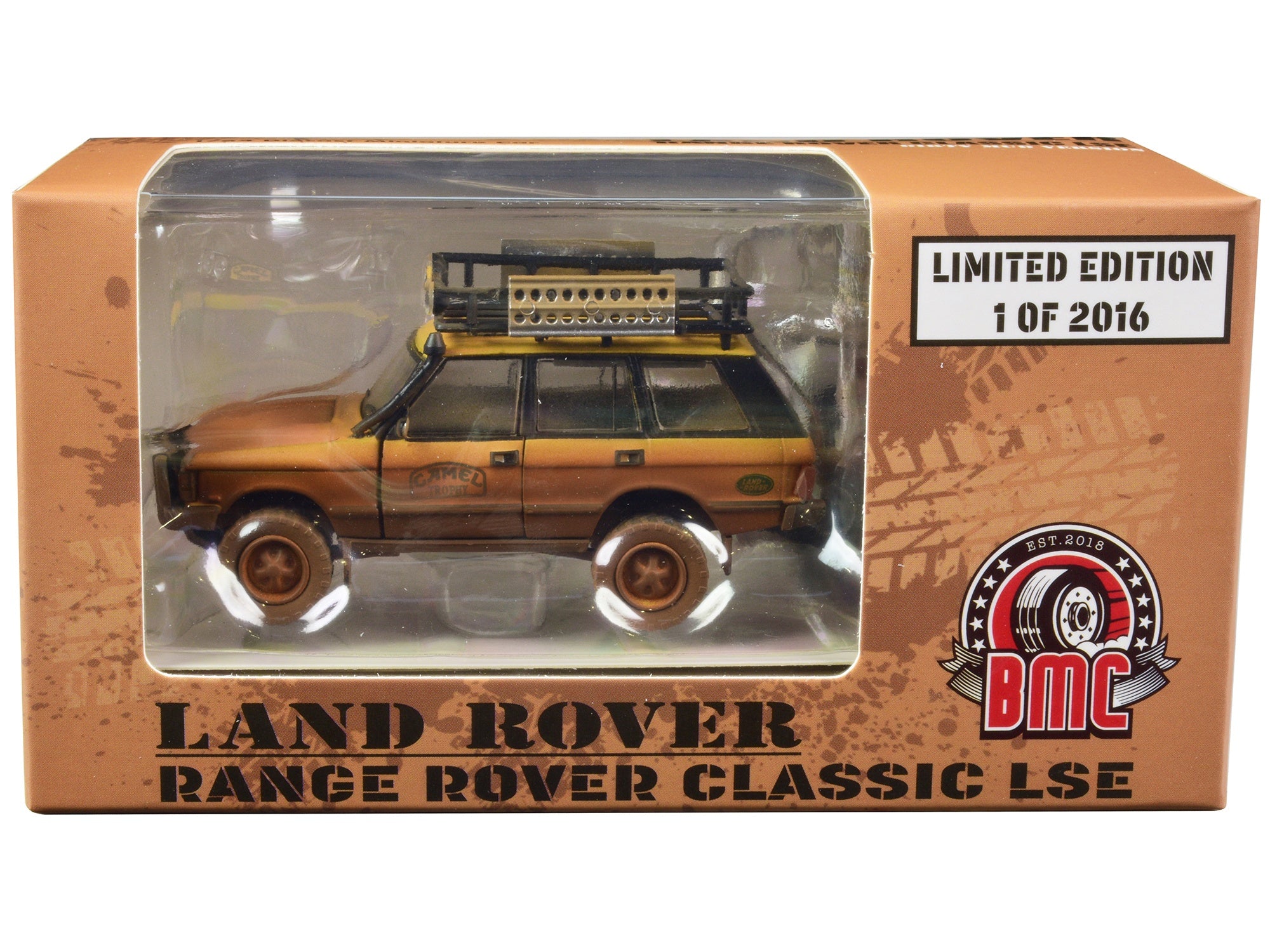 Land Rover Range Rover Classic LSE RHD (Right Hand Drive) "Camel Trophy" Yellow (Dirty Mud Version) - Minihomy