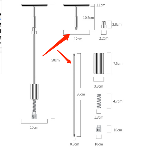 2 in 1 Tool Auto Dent Repair Puller Kit