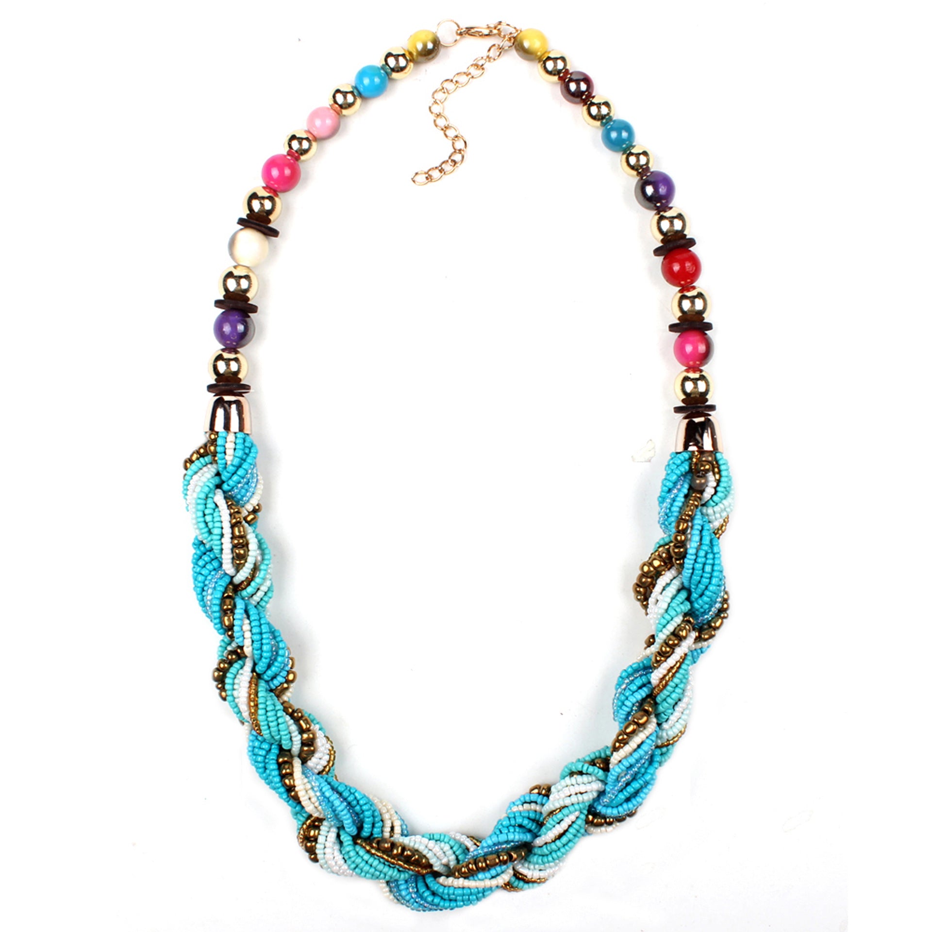 Bohemian Multicolor Beaded Necklace