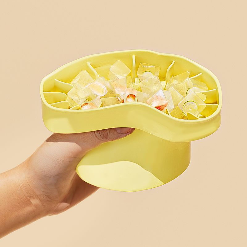 Creative Folding Silicone Ice Bucket Press - Minihomy