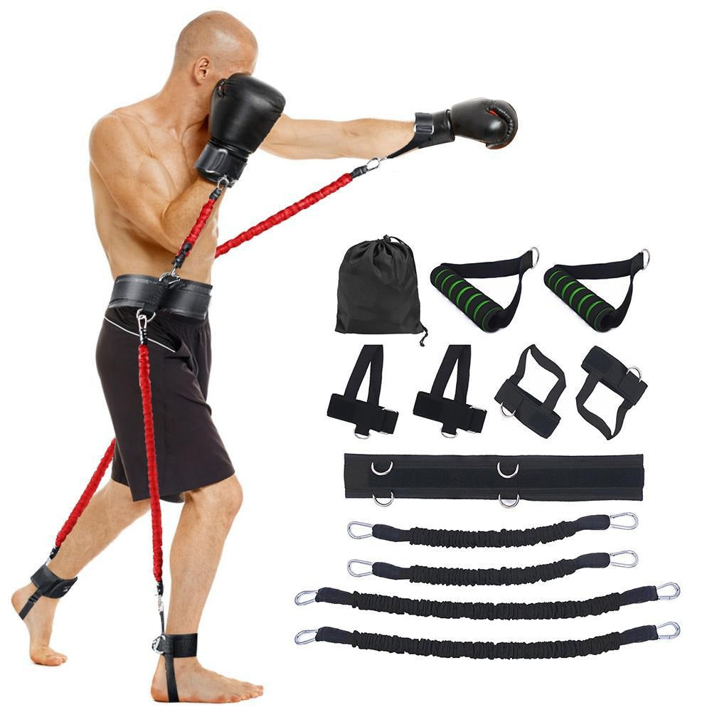 Boxing arm leg bounce strength training device