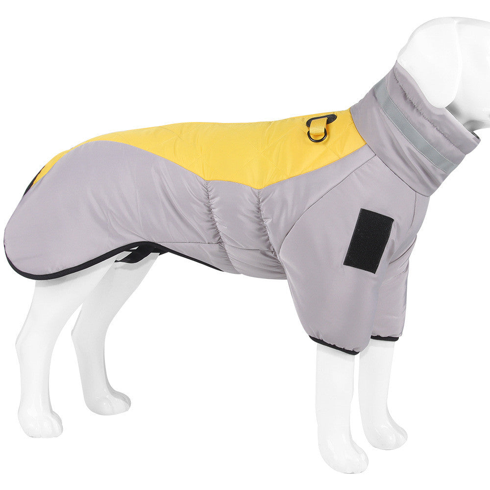 Pet Dog Clothes Thickened With Reflective Warmth Pet Supplies
