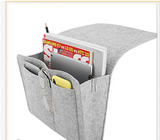 Bed Storage Bag with Pocket Felt Bedside Hanger Table Sofa Bedroom Mattress Bedside Anti-slip Organizer Holders