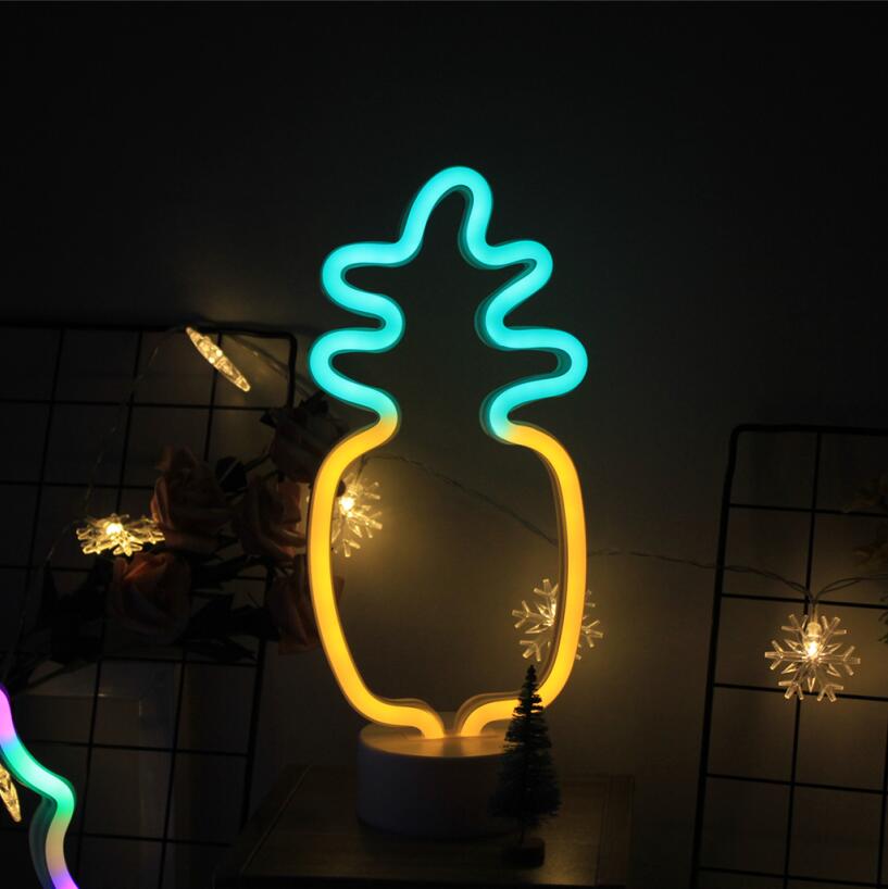 Creative Neon Signs LED modeling lamp rainbow  Light for Bedroom Decoration